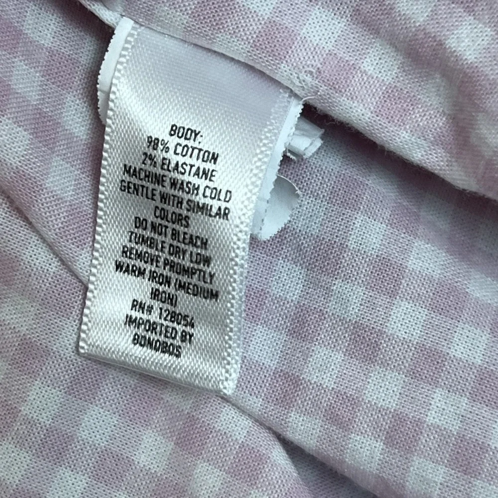 Bonobos Men's XL Slim Fit Pink White Gingham Shirt - Picture 8 of 10